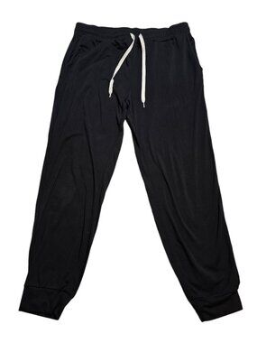 Vuori Women's Black Drawstring Joggers M GUC